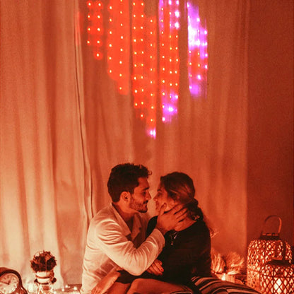 Cortina Led inteligente para decoración navideña