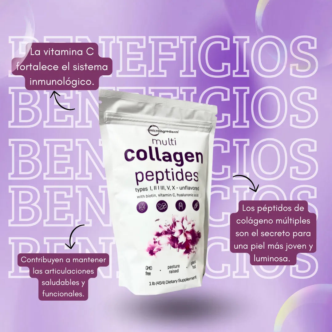 Multi Colágeno Péptidos En Polvo,